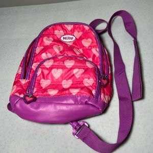 Nuby Baby Girls' Quilted Backpack With Removable Harness